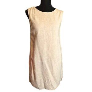 Altar’s State Linen Blend Cream Dress, Women’s Size Small